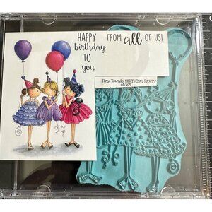 Stamping Bella Rubber stamps- Tiny Town Birthday Party, set of 3 stamps